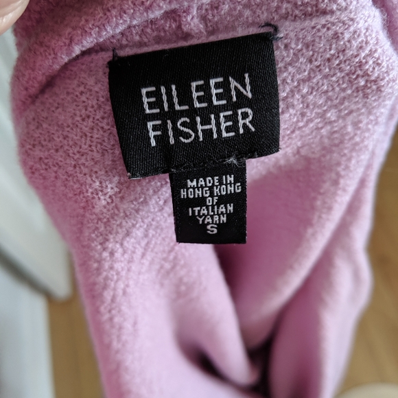 EILEEN FISHER -  wool cardigan - Picture 6 of 6